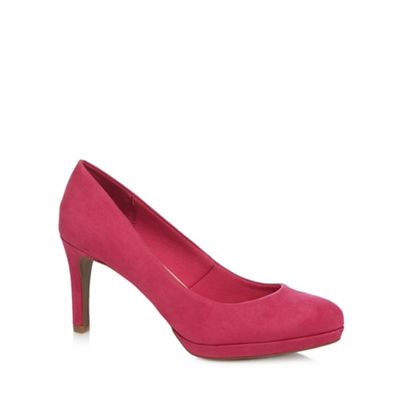 Pink stiletto court shoes